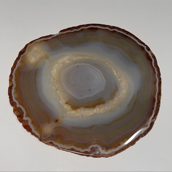 Natural Agate Carved Crystal sliced x4 - Picture 11 of 11